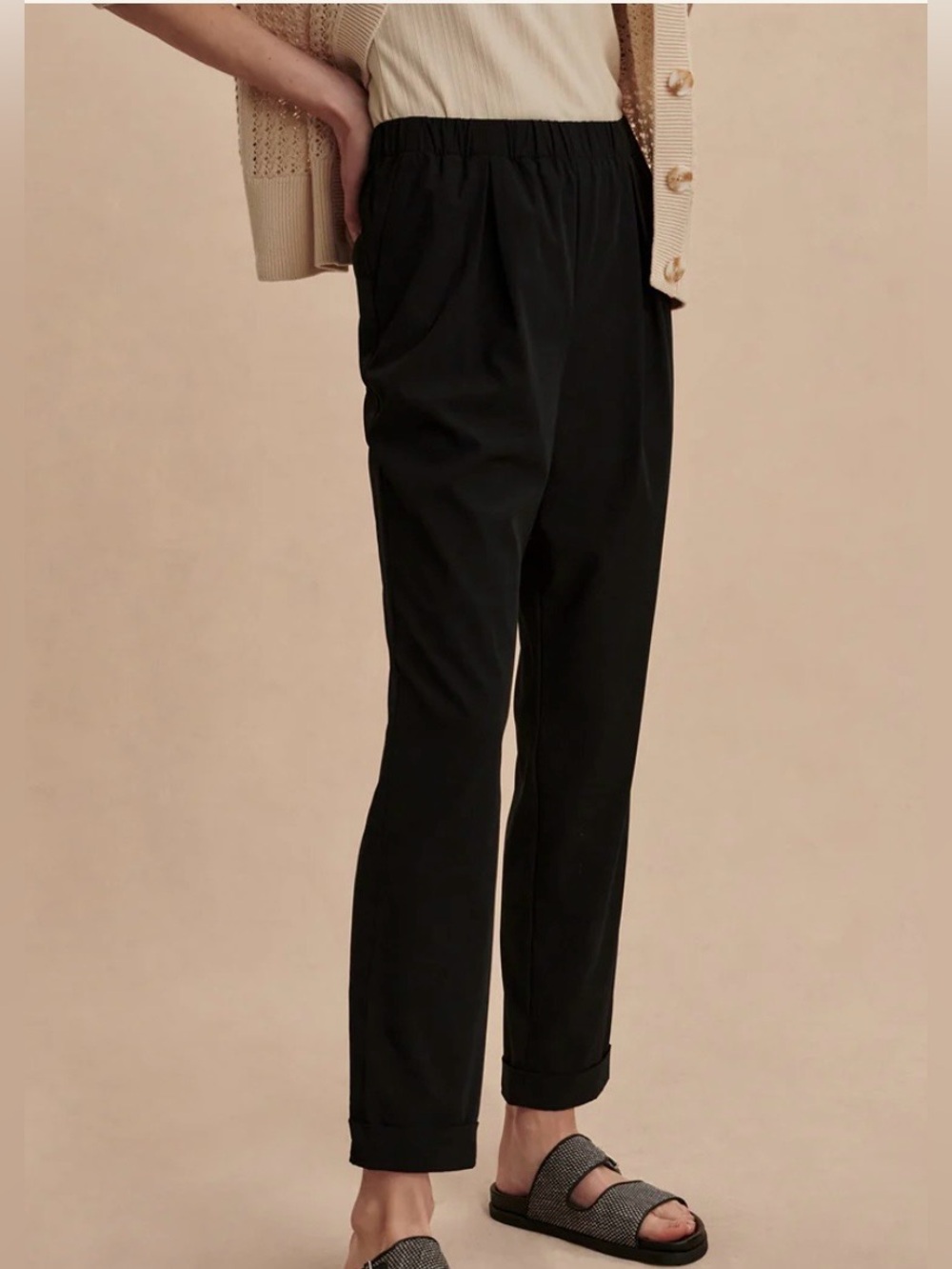 NWT Varley Alana Slim Tapered Cuff Pant 27", Size L - Picture 11 of 11